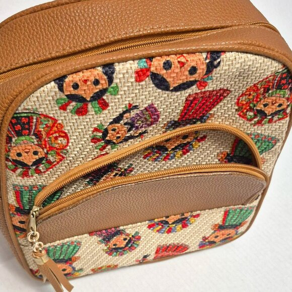 Mexican Le le Doll Backpack, Tan 100% Handcraft - New main image 5